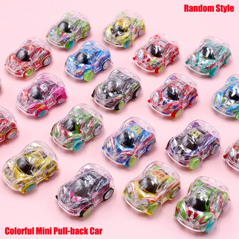 10-20 Pcs Transparent Camouflage Colorful Pull Back Car Random Children's Car Model Toys For Children Gift