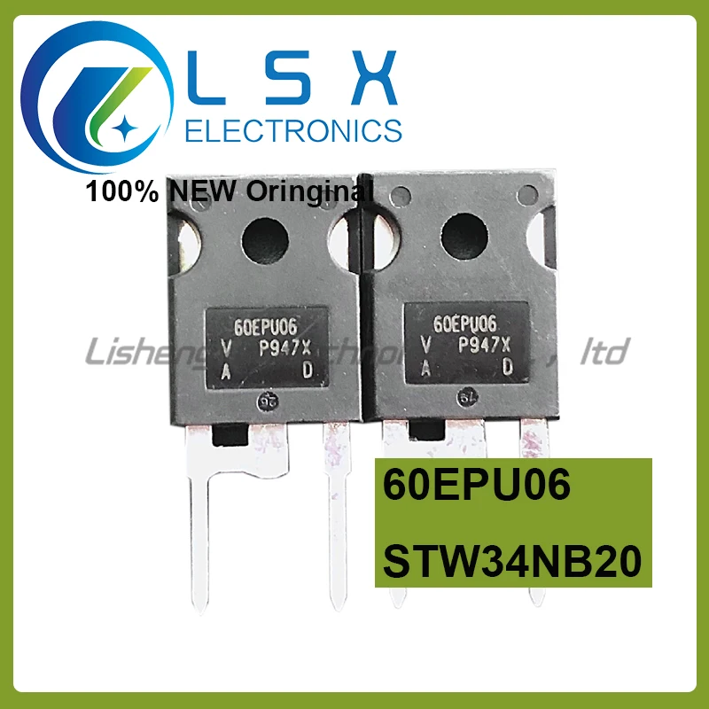 

10PCS W34NB20 STW34NB20 60EPU06 TO-247 200V 34A MOS Imported Original In Stock Fast Shipping Quality guarantee