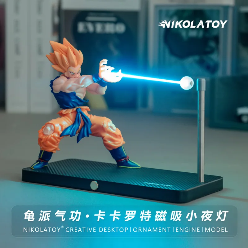 

Dragon Ball Creative Series Goku Vegeta Chiaotzu Turtler Qigong Luminous Figure Collect Decorate Anime Peripheral Birthday Gifts