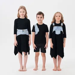 Jeans déFlexTeccollection pour enfants, denim décontracté, vêtements assortis pour la famille, pull, jupe scopique, garçons, filles, printemps, été