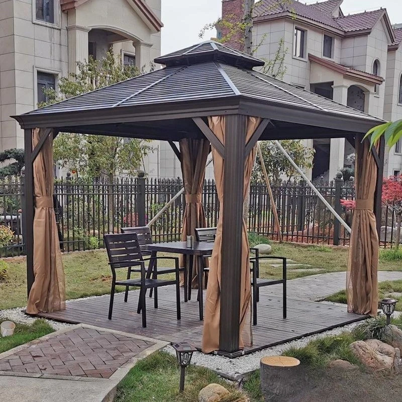 

Awning iron outdoor tent courtyard villa aluminum alloy outdoor gazebo shading alloy roof garden pergola rain