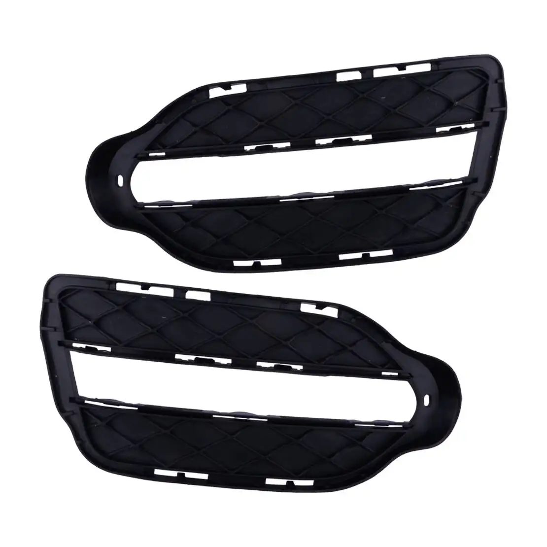 

Front Left & Right Fog Driving Light Grills Covers 2048857123 2048857223 Fit For Mercedes Benz X204 GLK250 GLK350 Black Plastic