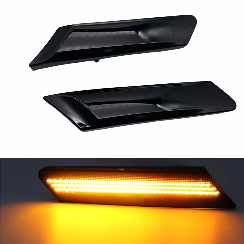 Car LED Dynamic Side Marker Turn Signal Light Sequential Blinker Lamp For Porsche 911 997 Carrera GT2 GT3 Boxster Cayman Targa