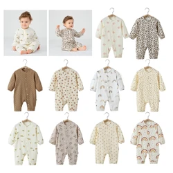 Baby Jumpsuit Newborn Romper Clothes  Bodysuit Casual Clothes Summer Spring Outfit Cotton Infant Sleepwear