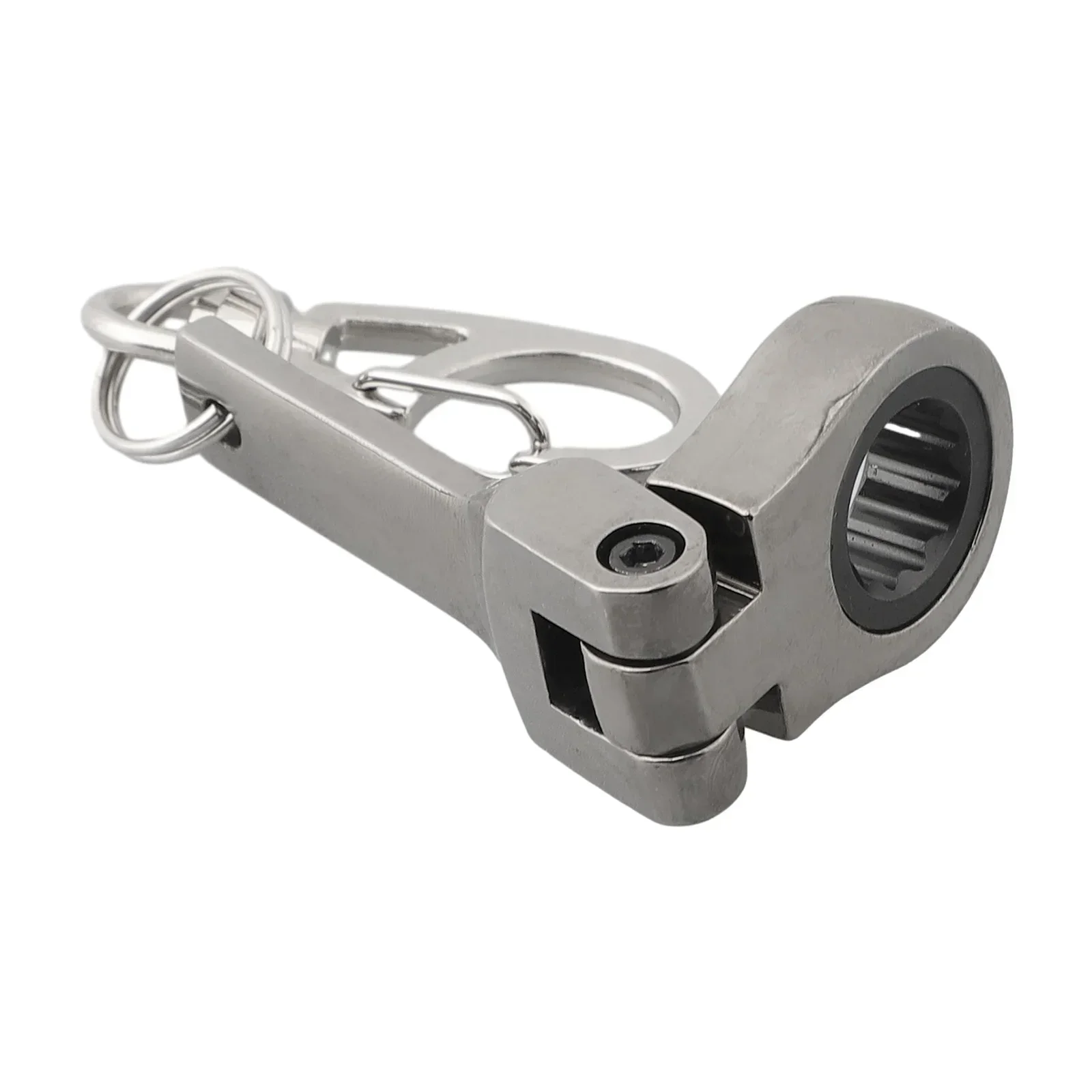 

Small 10mm Ratchet Spanner Portable Wrench With Key Chain 180 Degree Rotatable Keychain Key Chain Ring Keyring Car Accessories