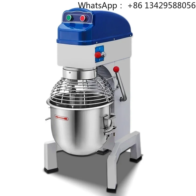 Premium 15L Commercial Food Mixer, Versatile Automatic Dough Kneader & Egg Whisk for Bakery & Restaurant