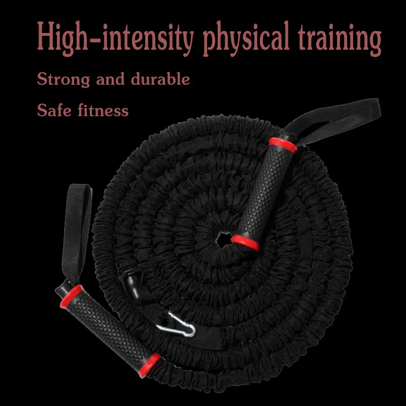 4pcs Home Fitness Equipment Strength Physical Training Tactical Fighting Arm Strength Thin Arm Artifact Throw Rope Elastic Rope