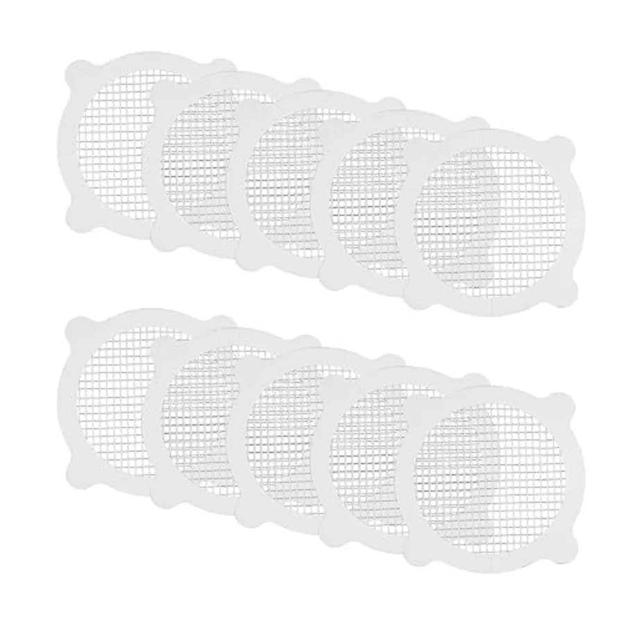 

Disposables Shower Drain Hair Catcher Mesh Stickers Anti-Blocking Filter Screen Floor Drain Stopper Kitchen Bathroom Viscose Fi