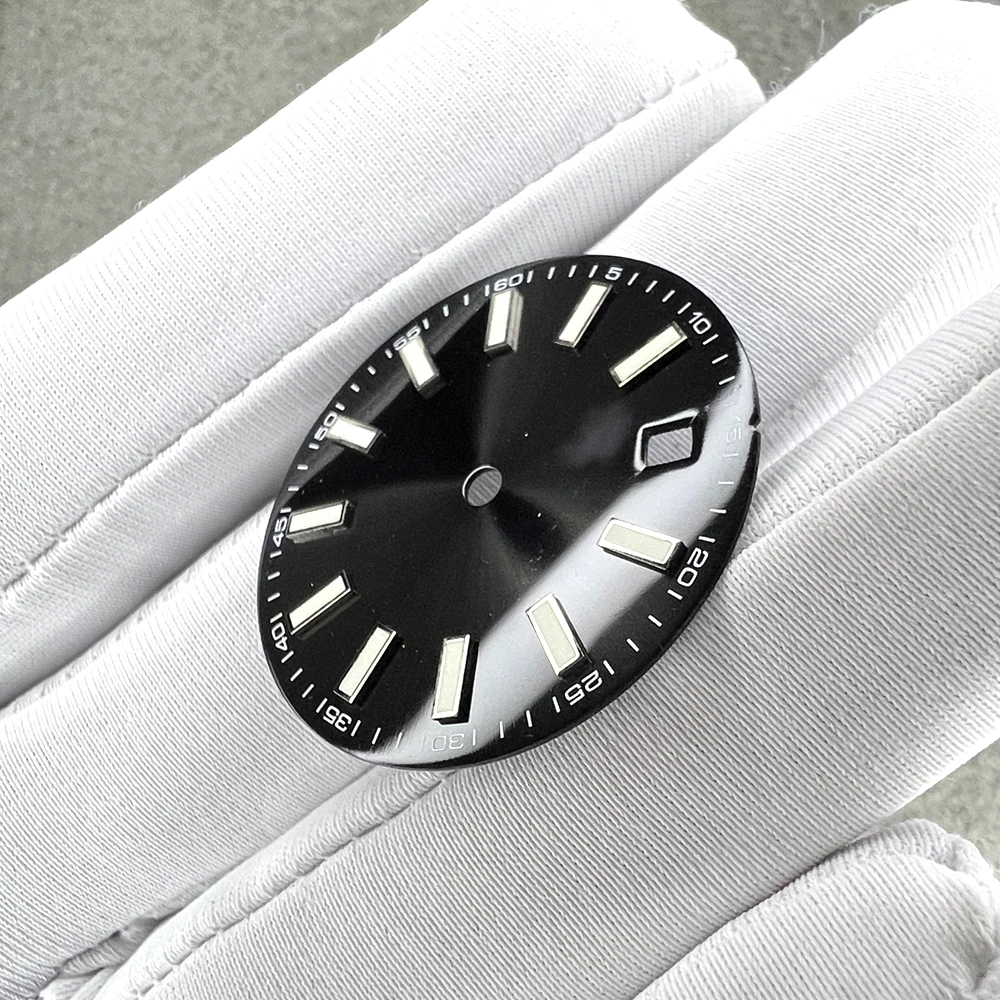 إكسسوارات الساعة قرص عتيق 28.5 ملم قرص متوهج يومي مع حركة Lumefor Miyota 8215، 2836، 2813، ETA 2836 - ساعة Mod Literal