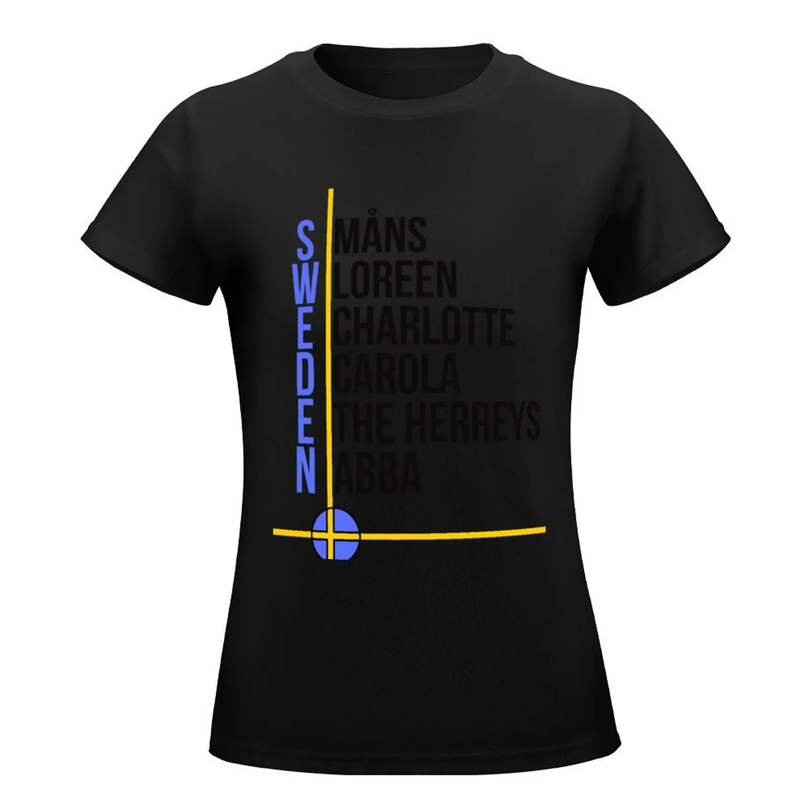 The Eurovision Winners of Sweden T-Shirt aesthetic clothes vintage clothes Blouse woman t shirt