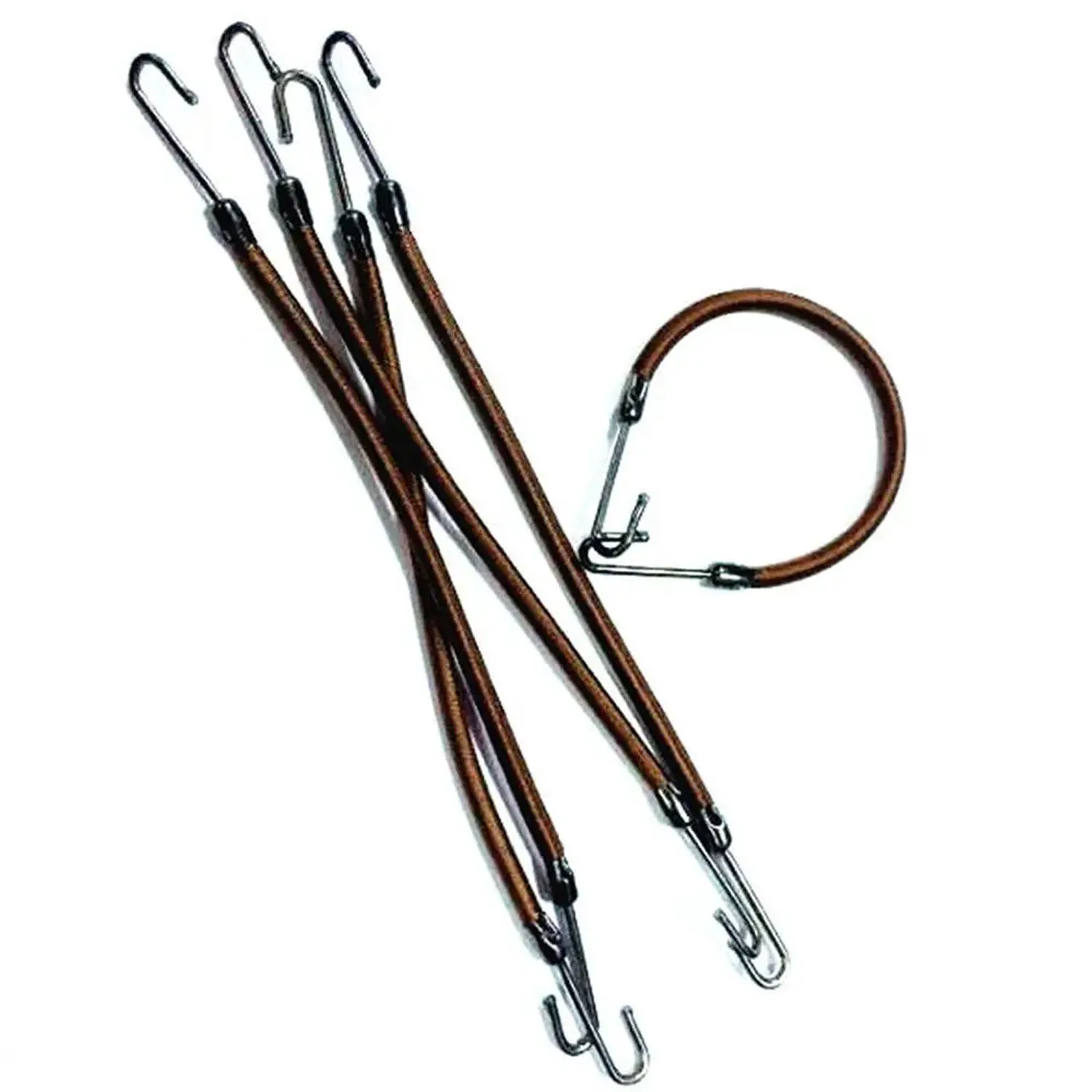 5/10 조각 트렌디 더블 후크 헤어 밴드 고무 고탄성 디자인 Hairtie 포니 테일 머리 장식 여성 액세서리