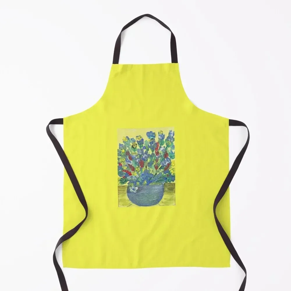 

Golden Hour Bouquet of flowers Apron for kitchen useful cleanings New year's men's barbecue Apron