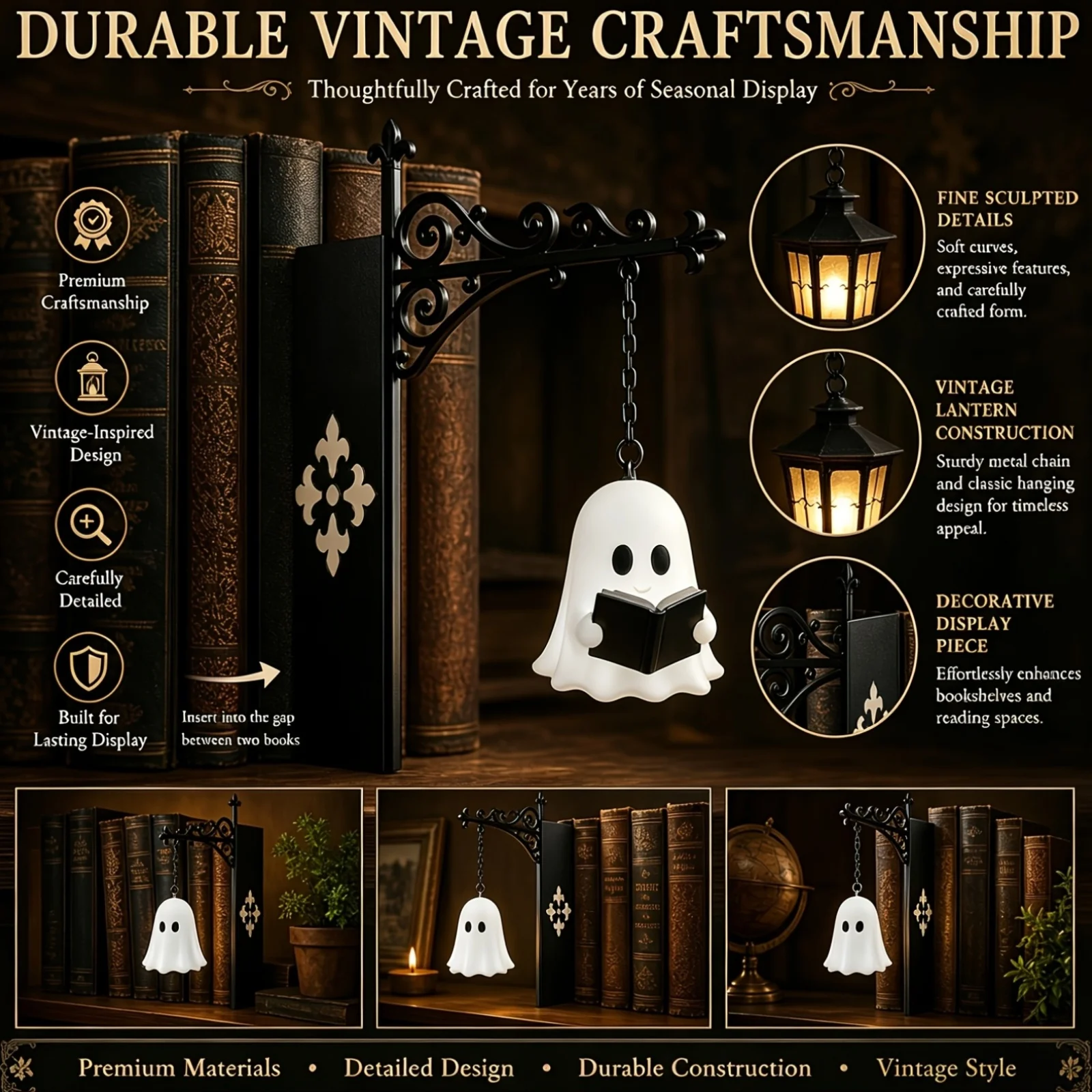 Bookshelf Lamp Library Lantern Light Library Lantern Bookshelf Mini Bookcase Lamp Book Nook Lamp Reading Nook Decor For Home