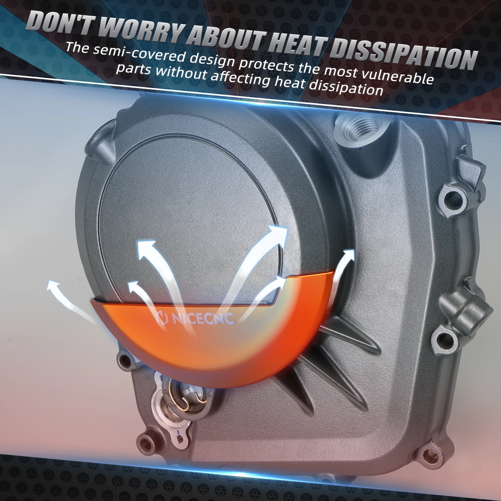 

For KTM 390 Adventure 2020-2024 Engine Clutch Cover Guard 250 390 Duke RC 390 2014-2023 RC 250 2014-2021 250 Adventure 2021-2023