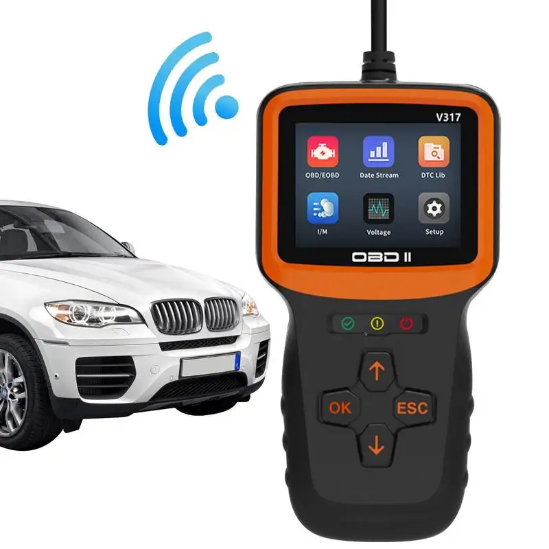 

Check Engine Code Reader Obd2 Compatible Tester V317 Detector Automotive Tools For Sedan Minivan Light Trucks RV Sports Car