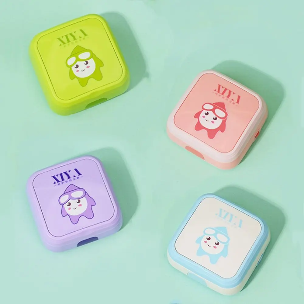 

Creative Contact Lens Cleaner Case Automatic Compact Stretch Manual Cleaner Tools Lightweight Unique Contact Lens Container