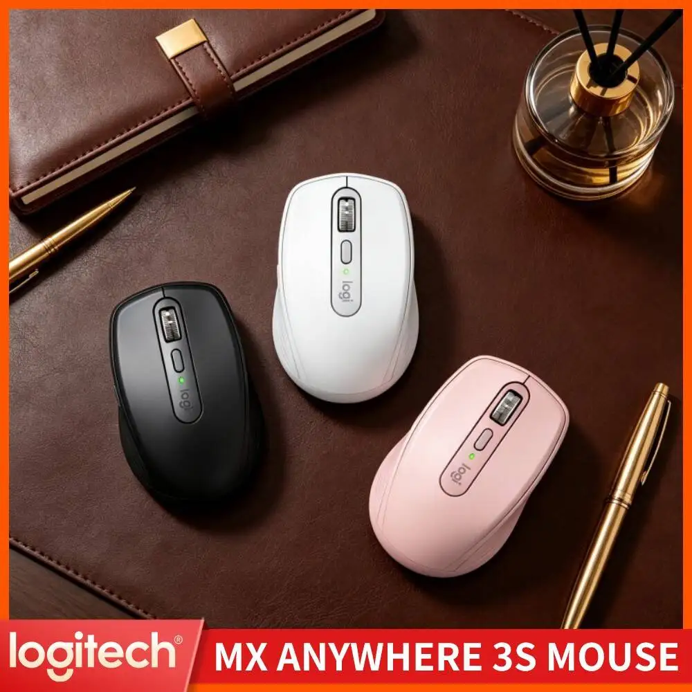 Logitech MX Anywhere 3S Rechargeable Mouse for Corporate Travelers Fast Charging 70-Day