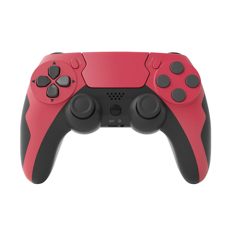 GAMINJA Draadloze Controller Bluetooth Gamepad Dubbele Trillingen 6 As Joypad Touchpad Microfoon Oortelefoon Poort Voor PS4 PS3 PC - afbeelding 1