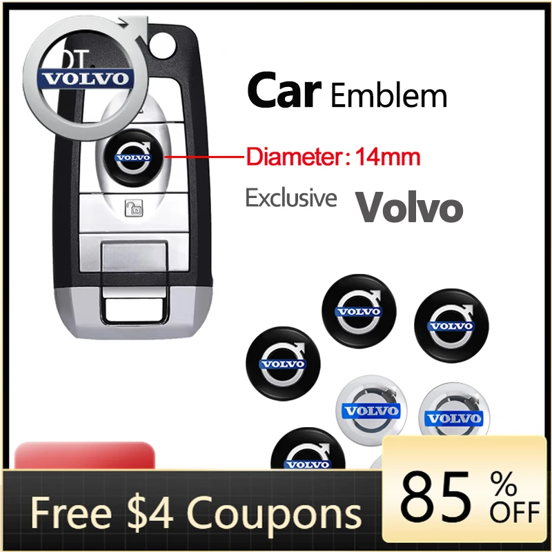 

Новые эмблемы 2026 года для Volvo: наклейки на ключи 14 мм, логотипы для автоключей, декоративные наклейки для Mercedes, Volvo, Polestar, AWD, V50, S60, XC60, S4