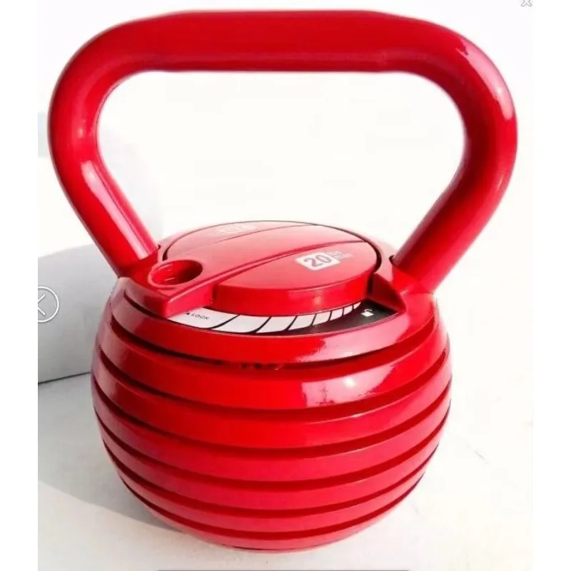 20LB High Quality Powder Coating Adjustable Competition  China Cast Iron Kettlebell