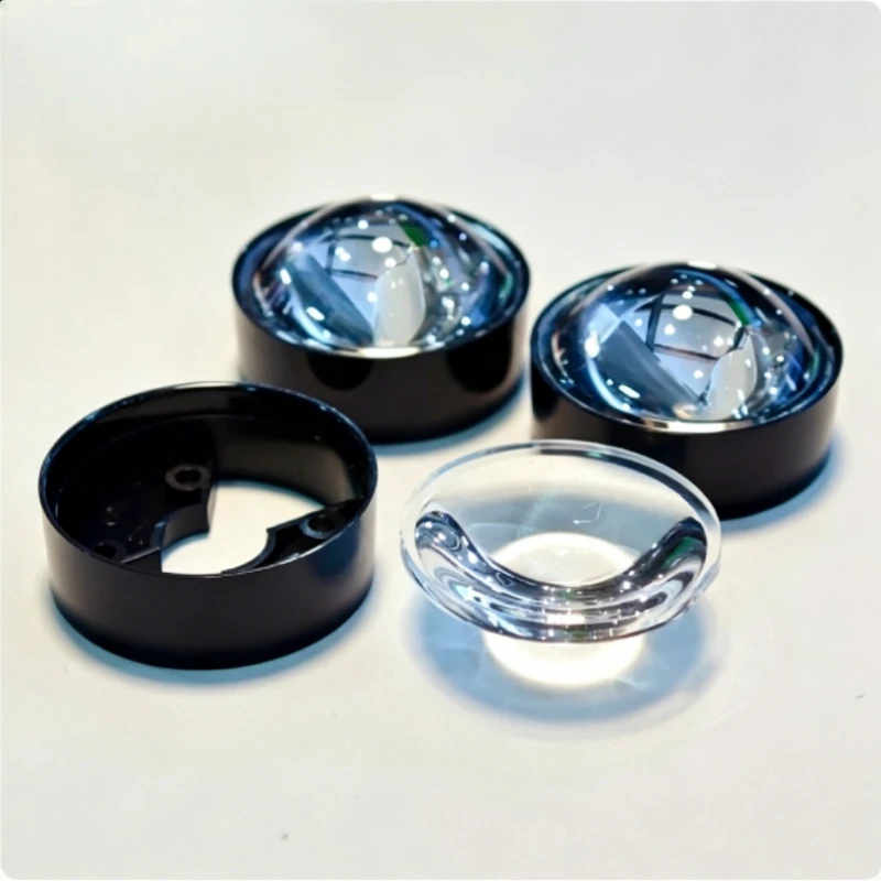 20mm/ 23mm Flat Bottom LED Condenser Lens Set 20Pcs 60 Degree High Power 1 /3W LED Lamp Bead Special Use view 4