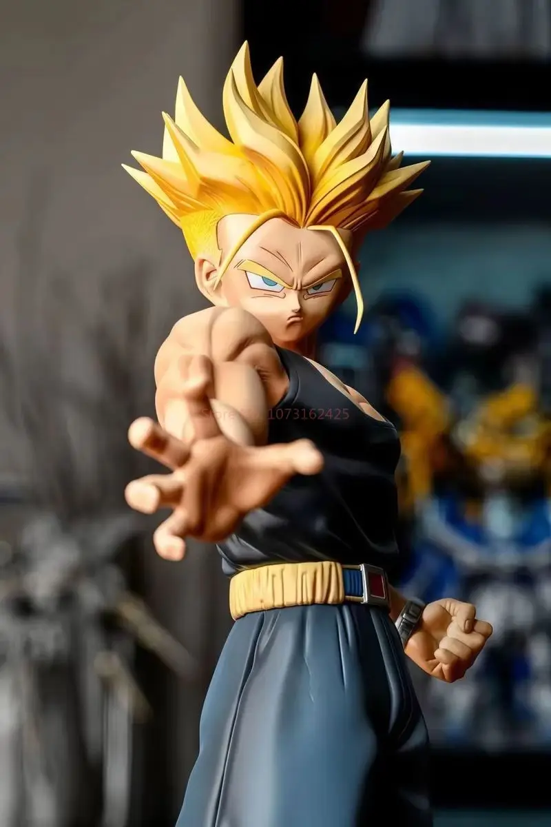 Dragon Ball Z Trunks Anime Figure Saiyan Trunks Action Figurine Model Statue Doll Collection Room Decor Christmas Birthday Gift