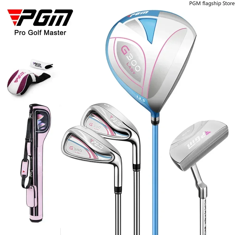 PGM Golf Club Women's Half Set Titanium Alloy 1-wood Women's Set of 4 Clubs with Gun Bag LTG035