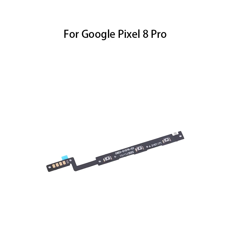 Power On Off Volume Button Key Flex Cable Replacement For Google Pixel 8 Pro