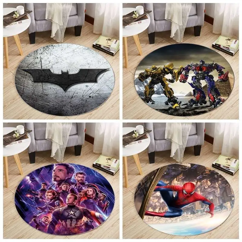 Detective Marvel Avengers Super Hero DC Superman Batman Carpet Iron Man Bedroom Bedside Lounge Rug Venom Floor Mat Home Decor