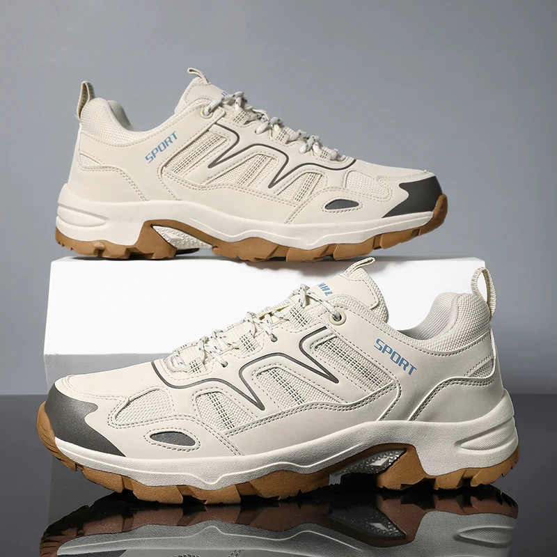 

New Outdoor Men's Hiking Shoes Couples Durable Trekking Sneakers Men Non-slip Comfy Climbing Shoes Man Hunting Shoes Size 36-46