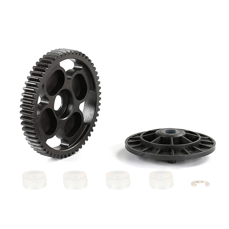 Kit de engrenagens de metal para carro off road, alto torque, 57t, adequado para 1/5 hpi rofun baha rovan km baja 5b 5t 5sc, peças de jogo