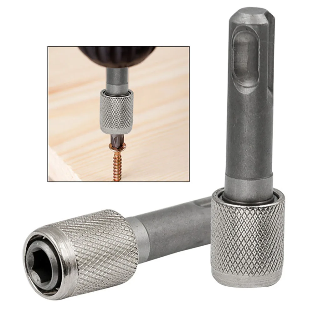 1PC Electric Hammer Conversion Connecting Rod Sleeve SDS Round Shank to Hexagon Converter Impact Drill Head Adapter Tool Texture