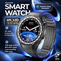 2025 New DT Watch 5 Ultra 32GB Memory Smart Watches GPS 3D Menu MP3/MP4 Player Local TWS mode IP68 Waterproof Sports Smart Watch