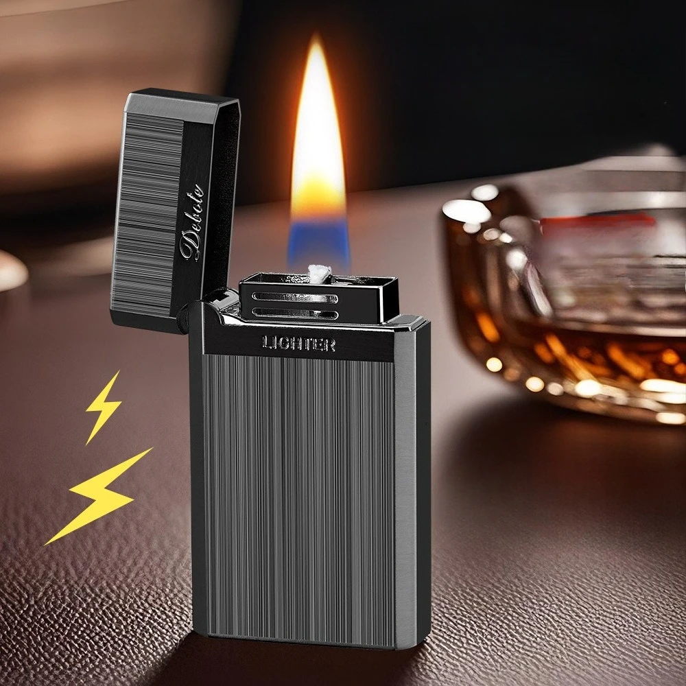 

Новая черная технология, интеллектуальная голосовая зажигалка, чистый голос, прикуриватель с открытым пламенем, мужские гаджеты, подарок, оптовая продажа