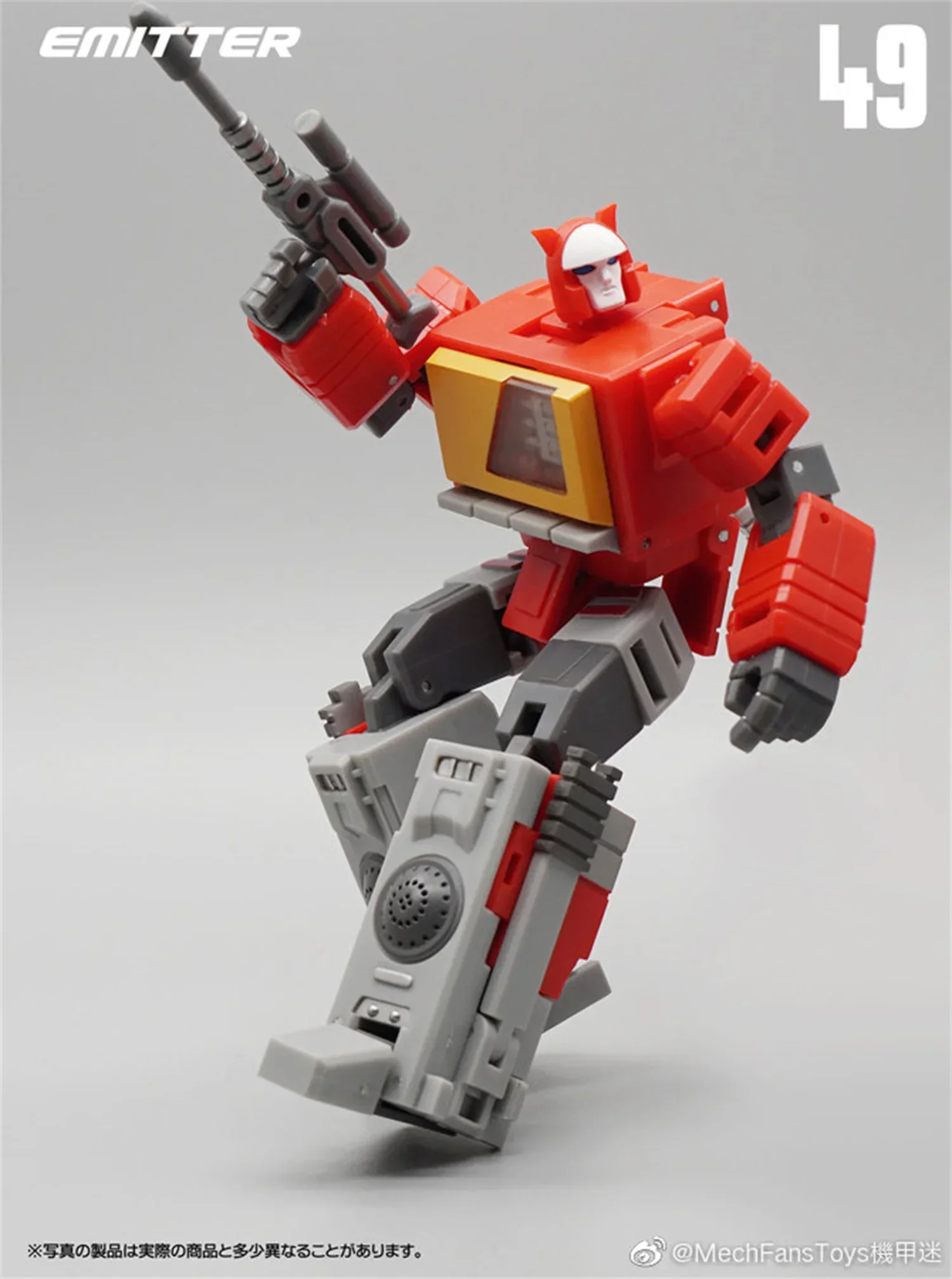 Transforming Mecha Action Figure, Toy Coleção Presente, Fan Toy, MFT, MF-49, MF49, Em estoque