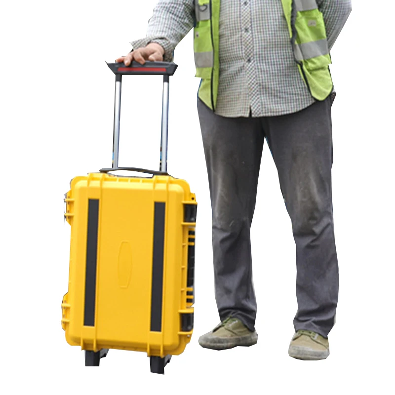 Pull Rod Toolbox Outdoor Waterproof Plastic Toolboxes Garage Tough Build Tool Case Portable Multifunctional Tool Storage Box