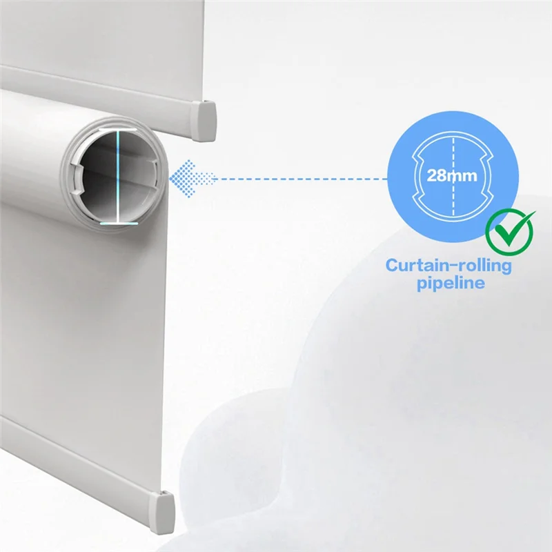 Wifi Smart Roller Shade Blinds Motor Plug-In For 17Mm/20Mm/25Mm/28Mmmm Tube Curtain Tubular Motor EU Plug Motor With R9-New