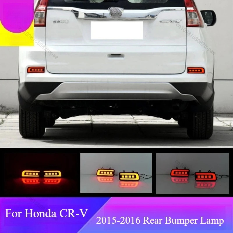 

Специальный задний бамперный фонарь, динамический стоп-сигнал и указатель поворота для Honda CRV 2015-2016. Модные модифицированные детали.