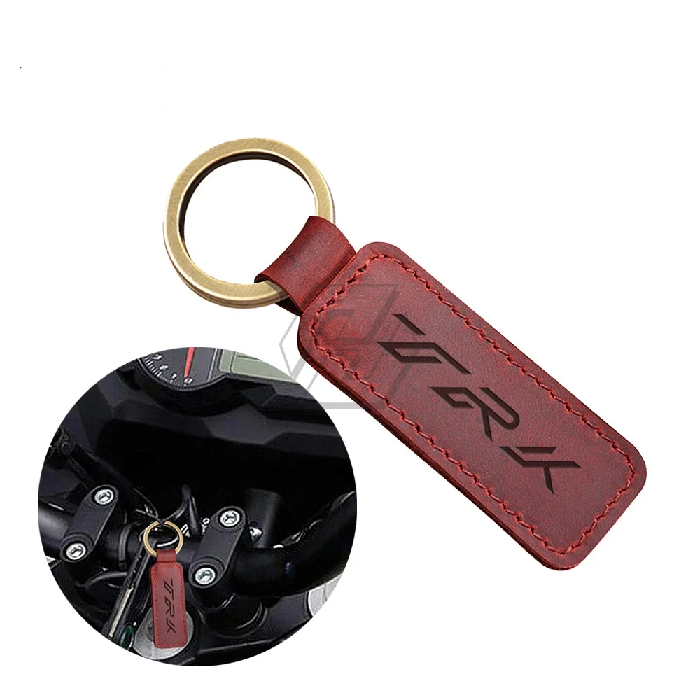 

Motorcycle Cowhide Keychain Key Ring Case for TRK 251 502 502X Adventure