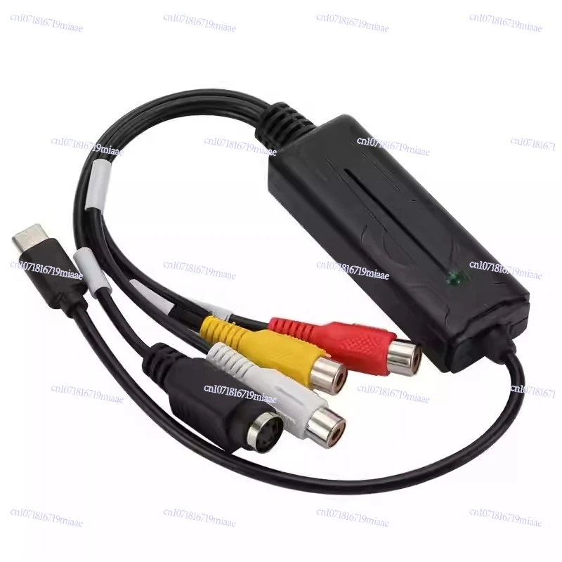 

Video Capture Card Adapter 1 Channel AV NTSC PAL Video S Video/Composite to USB Converter RCA AV to USB C Converter