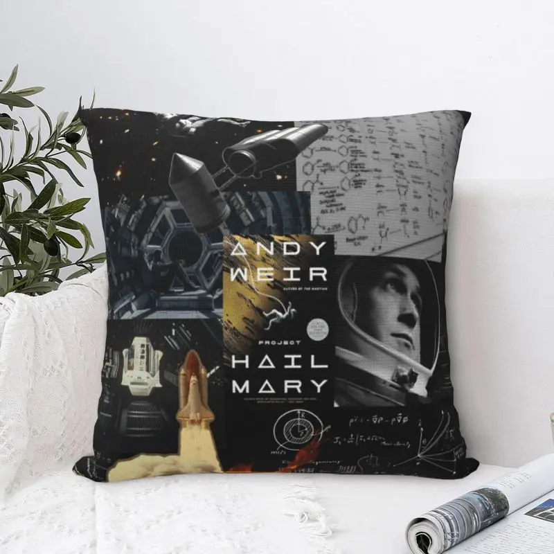 Custom 2026 New Rescue Plan Funny Projects Hail Mary Pillowcase Modern Cushion Cover Velvet Pillowcase