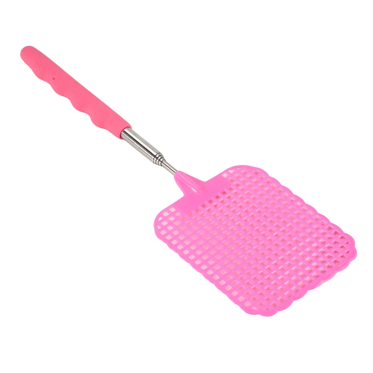 M04K Flyswatter 플라이 태퍼 모기 곤충 파리채 최대 73cm 핑크색