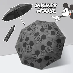 Disney Mickey Mouse Umbrella Automatic Double Layer Umbrella Folding Windproof UV resistance Sunshade & Rain Umbrella Car Travel