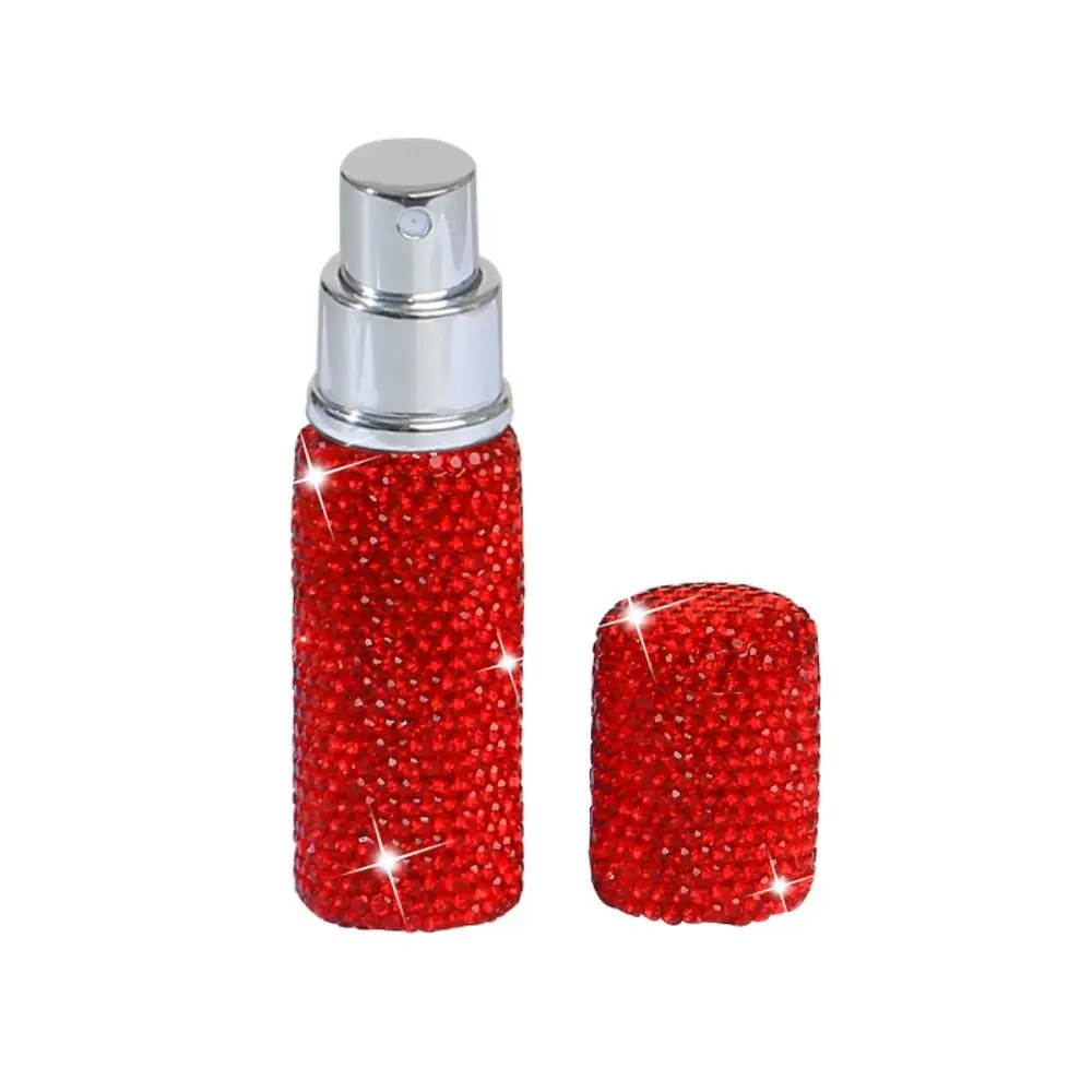 5ml 10ml Portable Perfume Spray Bottle Rhinestone Inlaid Refillable Leakproof Travel Mini Cosmetics Sub Bottle Container Wholesa