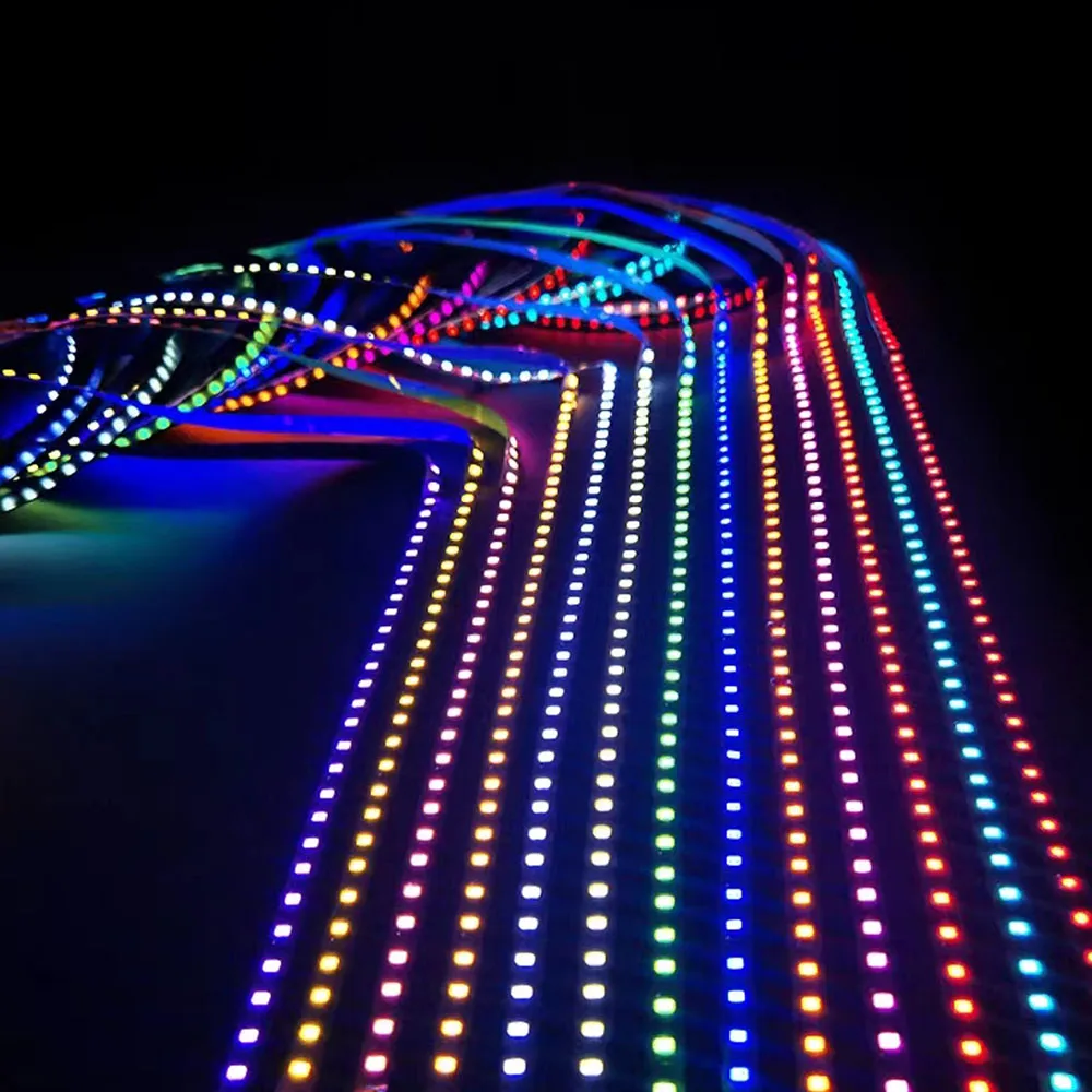 6mm DIY Led Strip S Shape Tape Light DC5V/12V 2835SMD 120LED/m for Neon Sign Letter Flexible Foldable String Lamp 1-10m