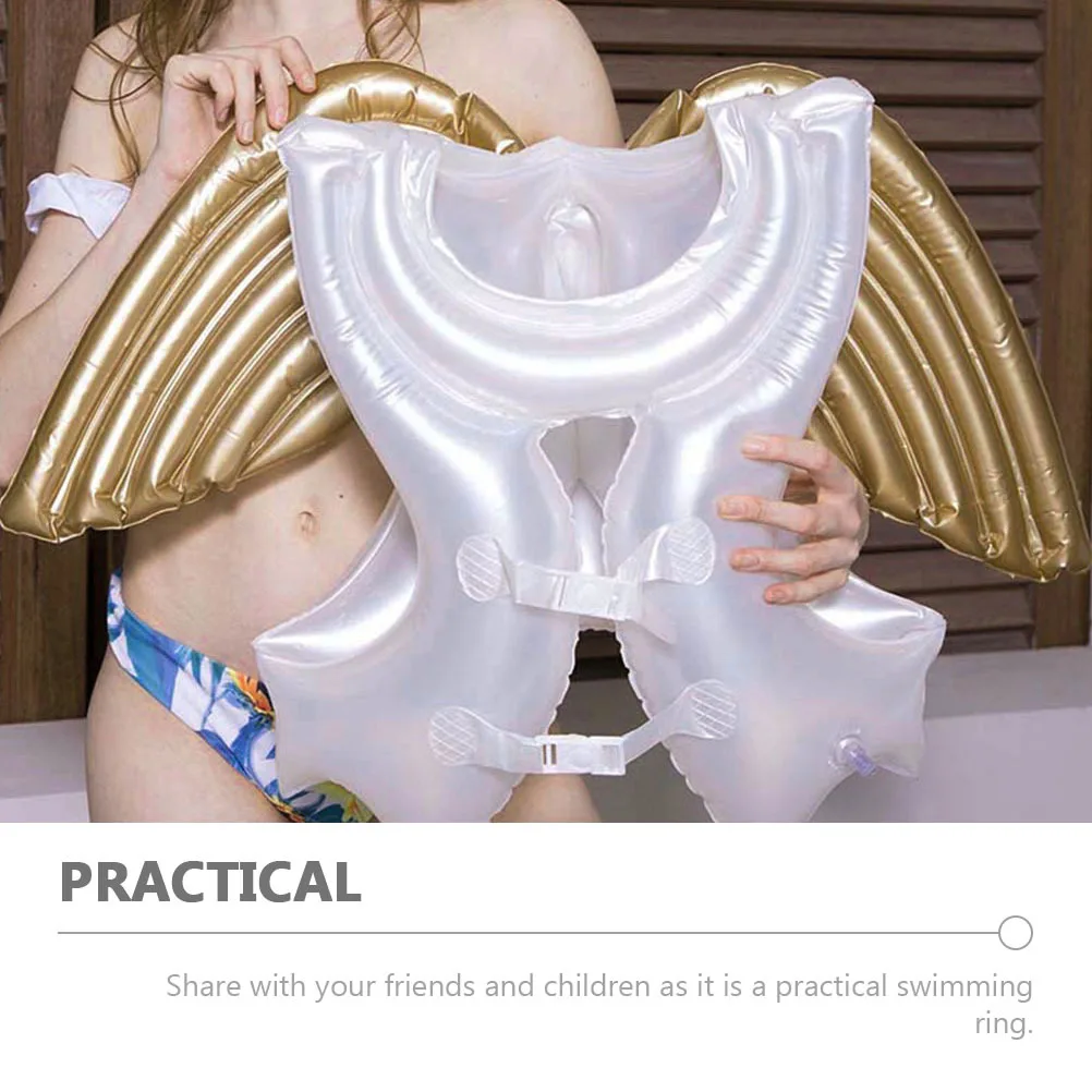 الملاك الجناح طوافة بلاستيكية للسباحة المواد البلاستيكية سترة قابلة للنفخ آمنة عوامة للسباحة بركة تعويم السباحة العرض الملاك الملحقات #3