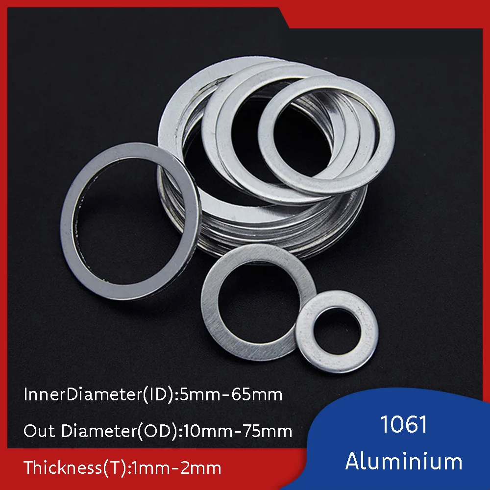 

Aluminium Washer 1060 Alu Round Gasket Thermally Conductive High-Quality Metal Sealing Ring
