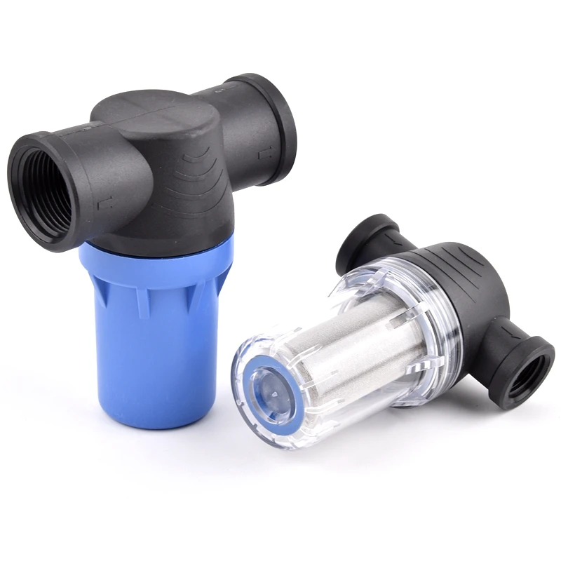 1/2''~1'' Garden Watering Filter Irrigation Impurity Prefilter Fish Tank Water Pump Filter, Kitchen Bathroom Water Pipe Strainer