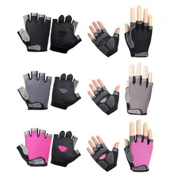 1 Pair Gym Gloves For Men Women Weight Lifting Training Sports Fitness Cycling Workout Gloves HOT