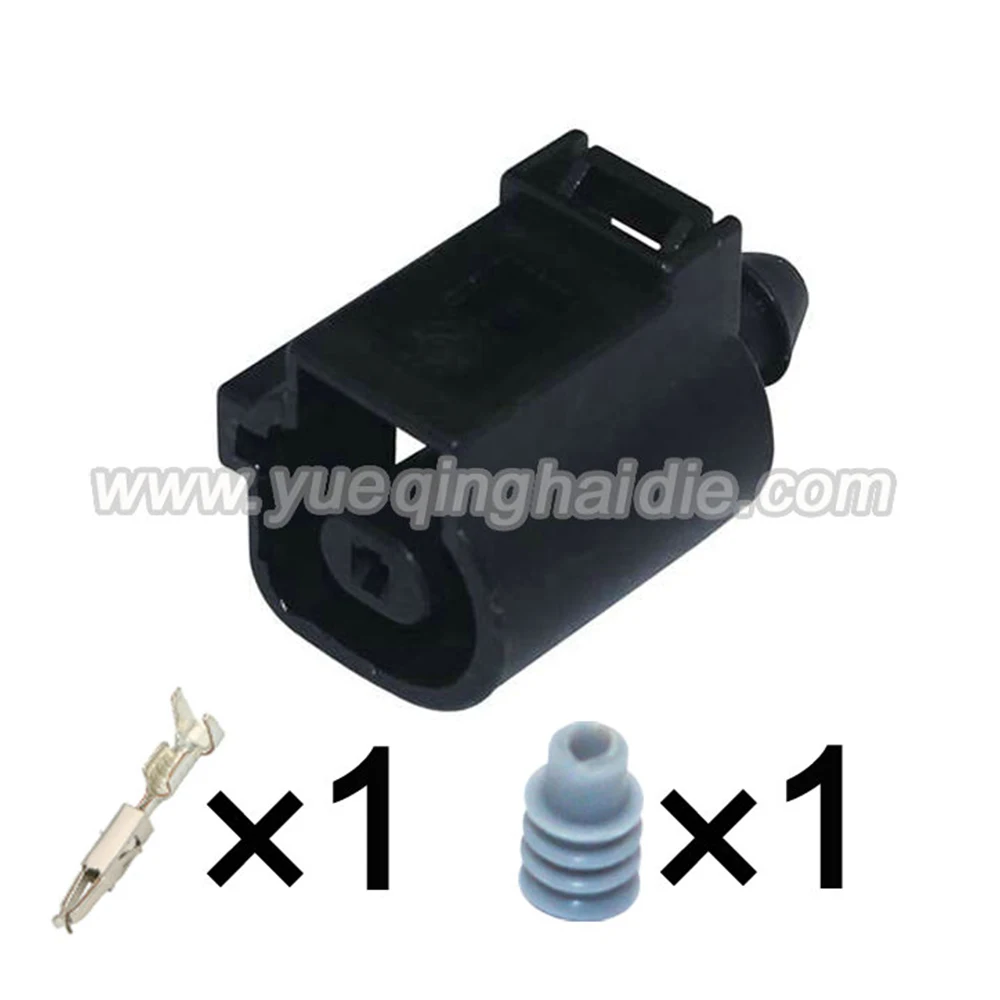 

1J097701A 10 Sets 1p Electrical Connectors Female Auto Connector with 1.5mm Terminals Waterproof Rubber Sealed Plug for Car